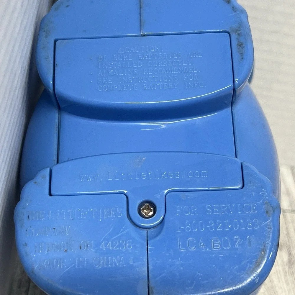 Little Tikes Glow N Speak Blue Hippo Flashlight Laughs Giggles 2000s WORKS